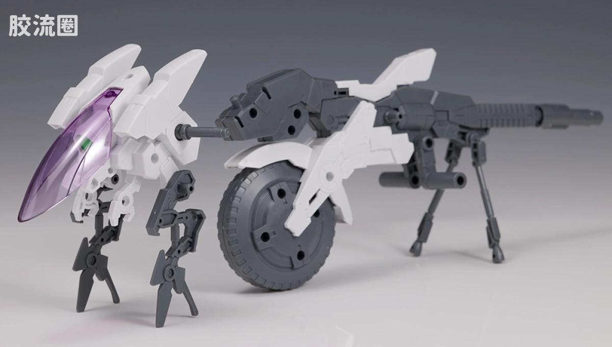 30MM 1/144 Extended Armament Vehicle EV-09 Exa Vehicle(加农机车ver.) - 图片